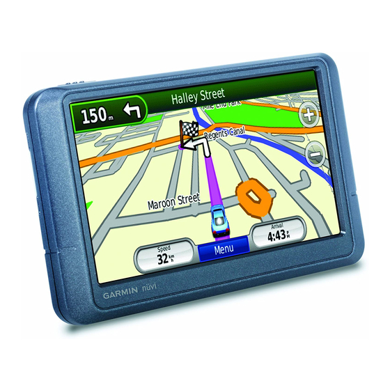 Garmin nüvi 205W Series Quick Start Manual