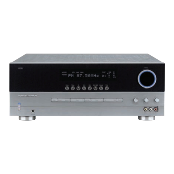 Harman Kardon HK 3385 Owner's Manual