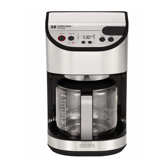 Krups KM50 User Manual