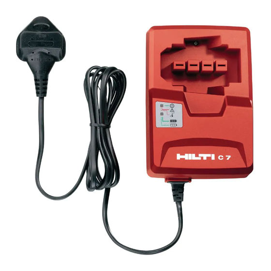 Hilti C 7 Operating Instructions Manual