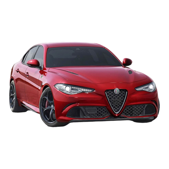Alfa Romeo Giulia Owner's Handbook Manual