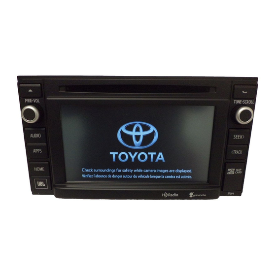 Toyota Entune 2015 Manual
