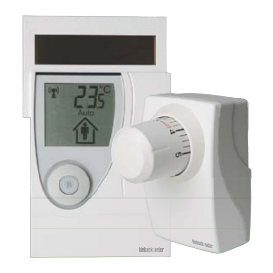 Kieback & Peter RPW301-FTL Quick Start Manual