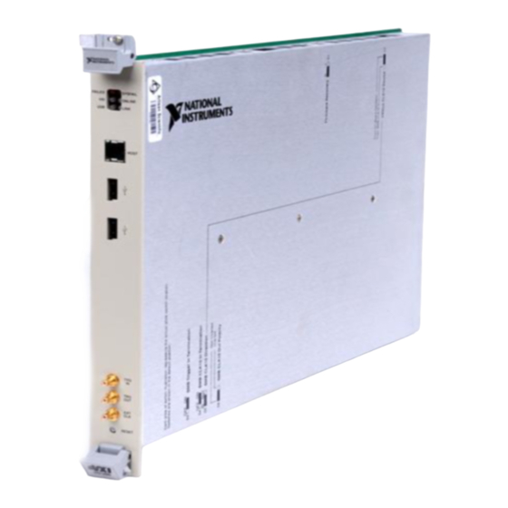 National Instruments VXI-USB Installation Manual