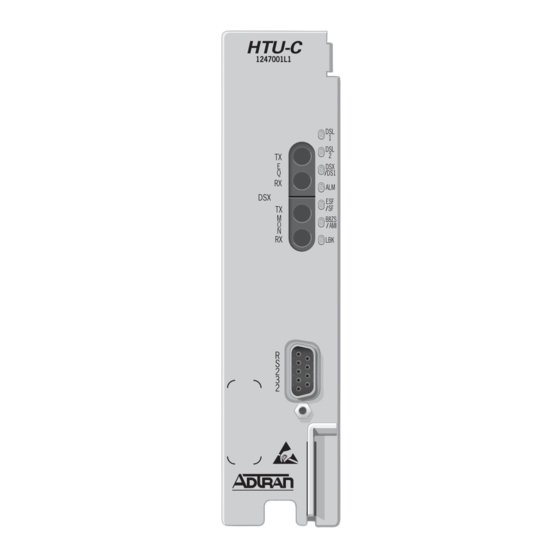 ADTRAN 220 HTU-C Installation And Maintenance Practice
