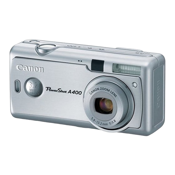 Canon Power Shot A400 User Manual