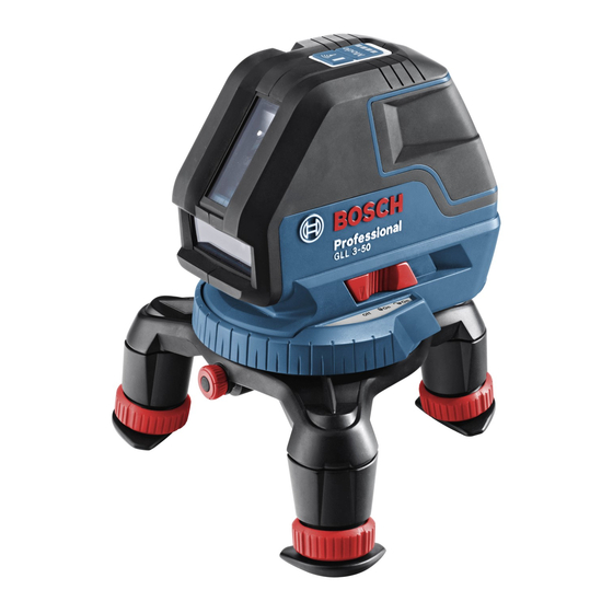 Bosch Professional GLL 3-50 Original Instructions Manual
