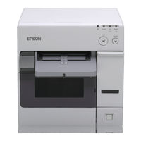 Epson SecurColor TM-C3400 Reference Manual