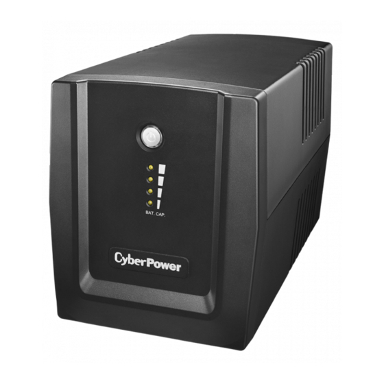CyberPower UT1500 User Manual
