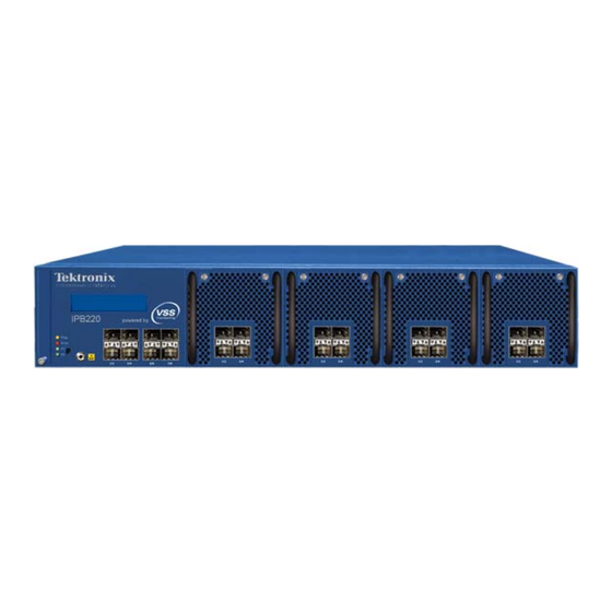 Tektronix IPB220 Hardware Installation And Maintenance Manual