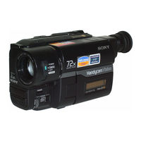 Sony Handycam Vision CCD-TRV27E Operating Instructions Manual