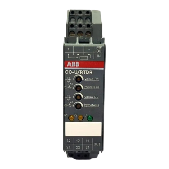ABB CC Series Manuals