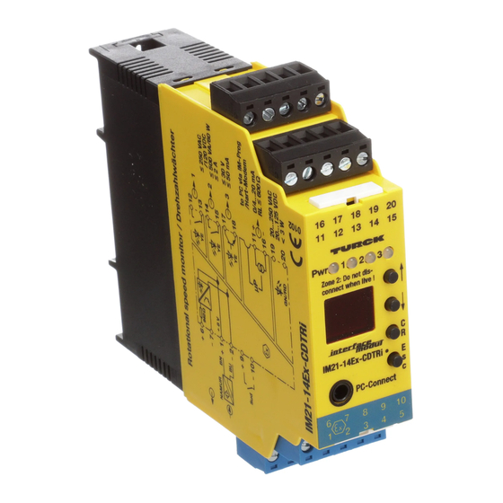 turck IM21-14Ex-CDTRi Manual