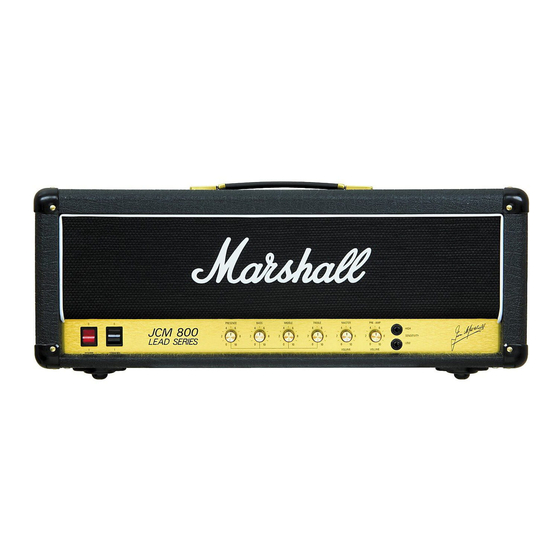 Marshall Amplification JCM800 2203-01 Manuals