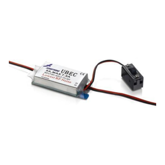 Hobbywing 5A-HV UBEC Instruction Manual