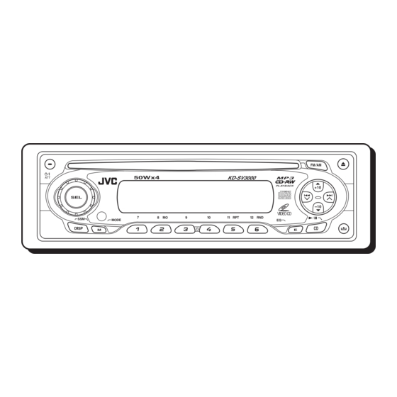 JVC KD-SV3000 Schematic Diagrams