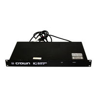 Crown SMX 1 Troubleshooting Manual