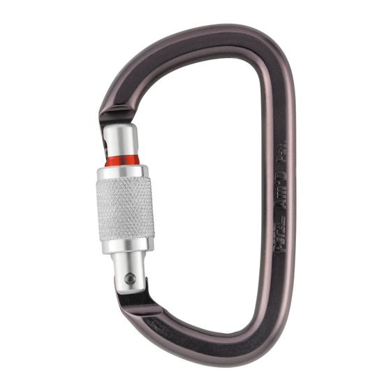 Petzl Am’D Manual