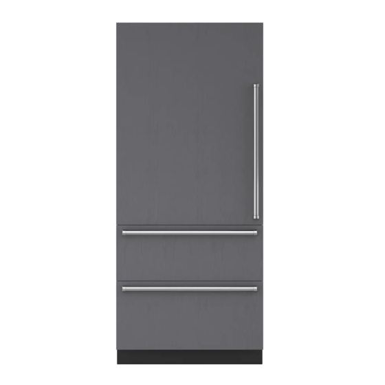 Sub-Zero IT36RRH Refrigerator Column Manuals