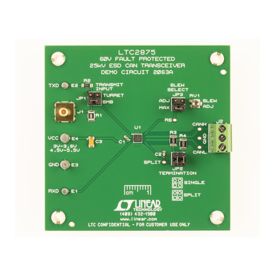 Linear Technology DC2063A Demo Manual