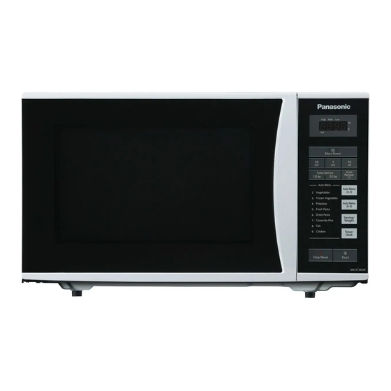 Panasonic NN-ST342WKPQ Service Manual