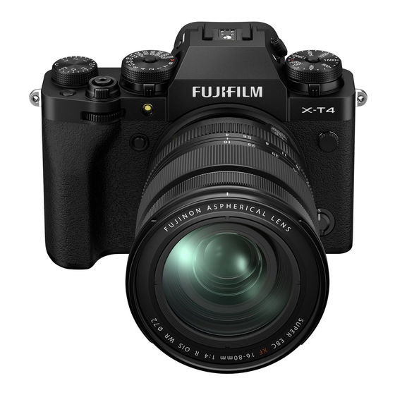 FujiFilm X-T4 New Features Manual