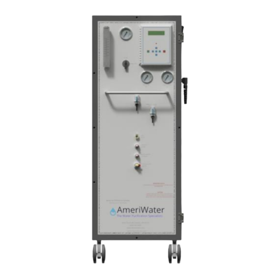 AmeriWater Central Sterile RO2 Operation & Maintenance Manual