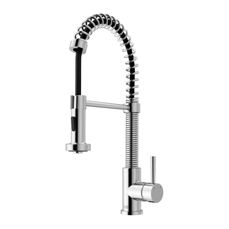 vigo Edison VG02001 - Kitchen Faucet Manual
