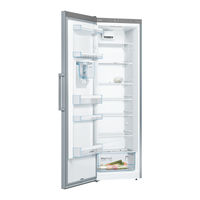 Bosch KSW series Instructions For Use Manual