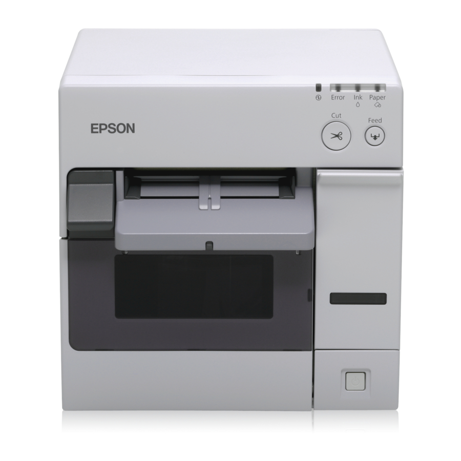 Epson TM-C3400 Technical Reference Manual