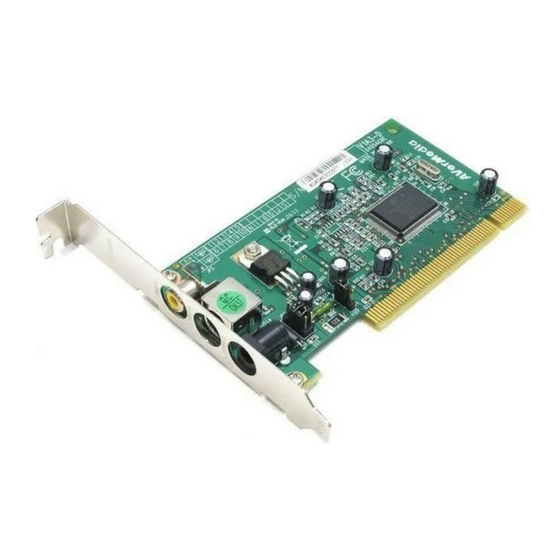 Avermedia EZCapture Quick Installation Manual