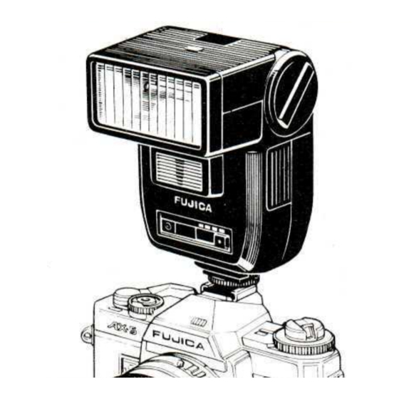 FUJICA Auto Strobo 300X Owner's Manual