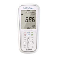 HORIBA LAQUAact ES-71G Instruction Manual