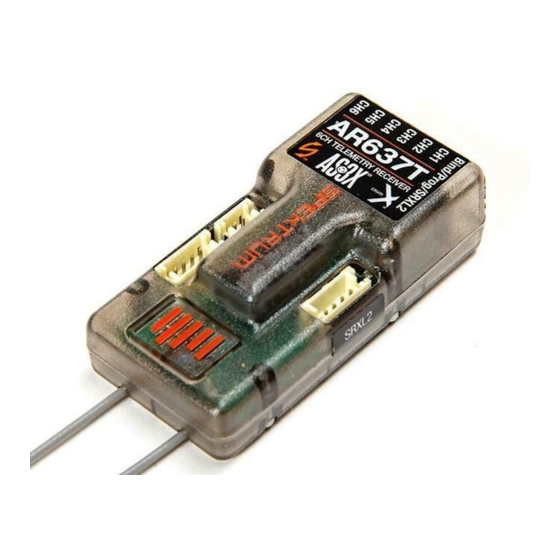 Spektrum AR637T AS3X SAFE User Manual