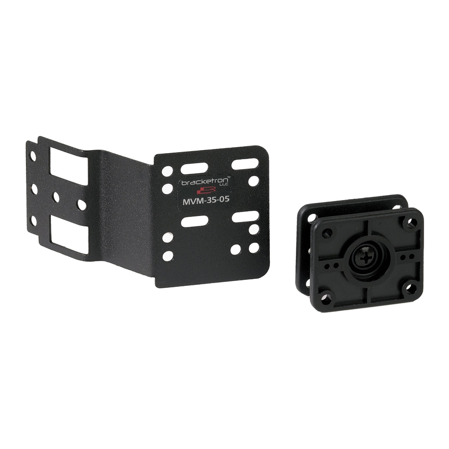 Bracketron Multi Vehicle Mount MVM-35-05 Installation Manual