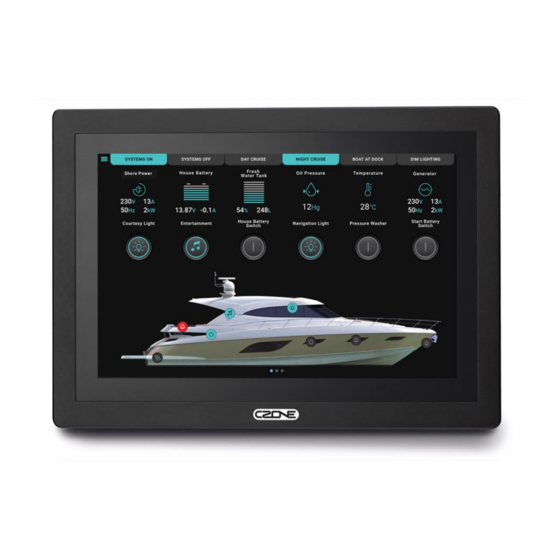 CZone Touch 10 GEN 2 User & Installation Manual