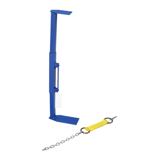 Vestil FDA-800 Owner's Manual