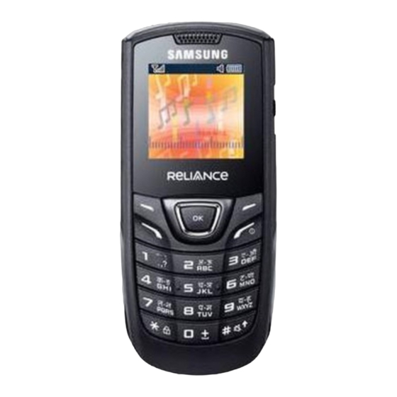 User Manuals: Samsung SCH-B359 Cell Phone