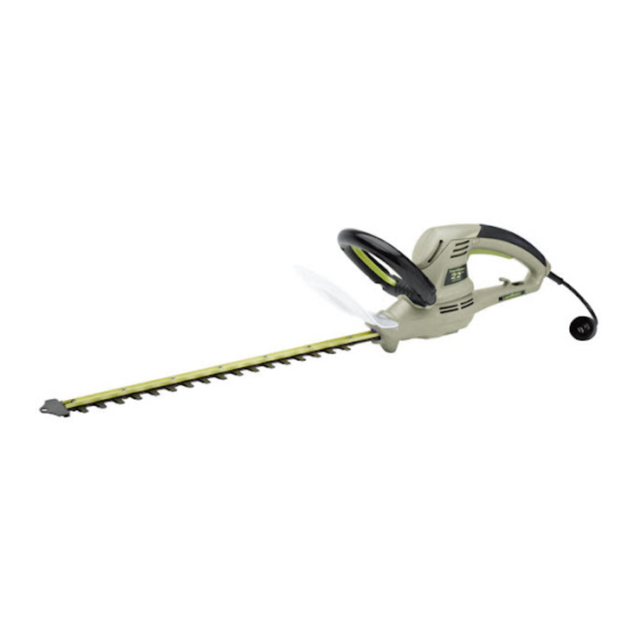 LawnMaster HT2201 - Electric Trimmer Manual