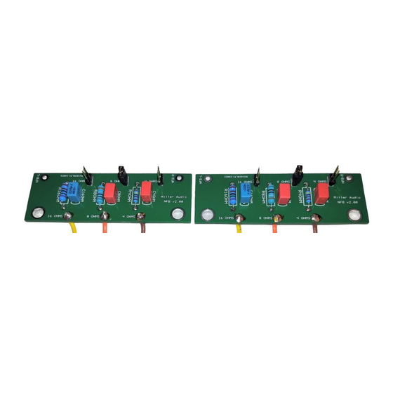 Miller Audio NFS Assembly & Installation Manual