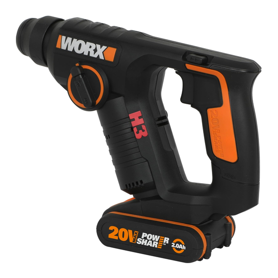 Worx H3 WX394.6 Manual