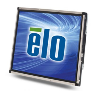Elo TouchSystems Elo Entuitive 3000 Series 1739L Manuals