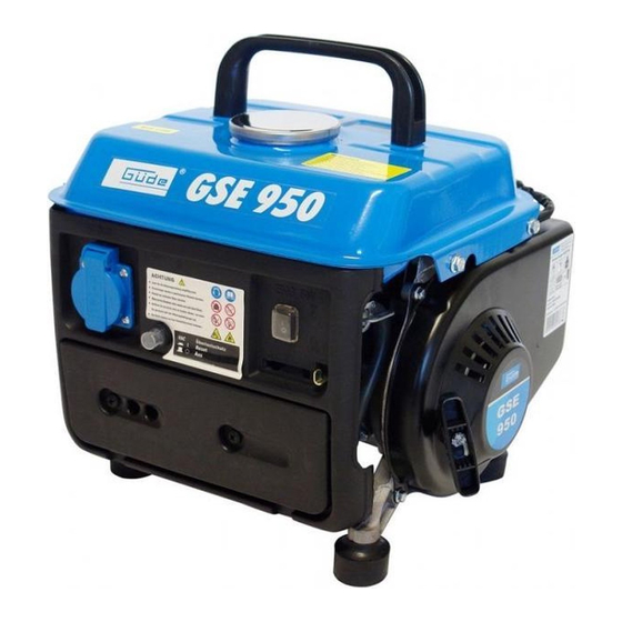 Gude GSE 950 Manual
