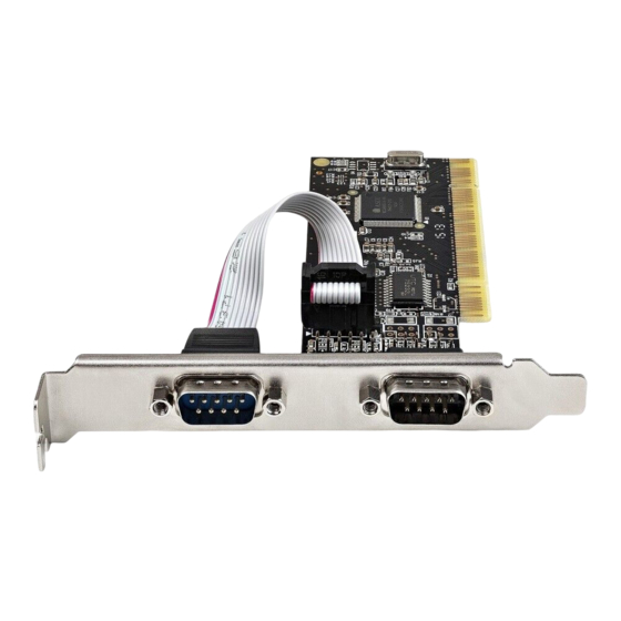 StarTech.com PCI2S1P2 Quick Start Manual