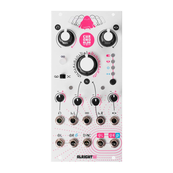 ALRIGHT DEVICES CHRONOBLOB2 User Manual