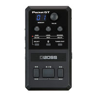 Boss pocket GT User Manual