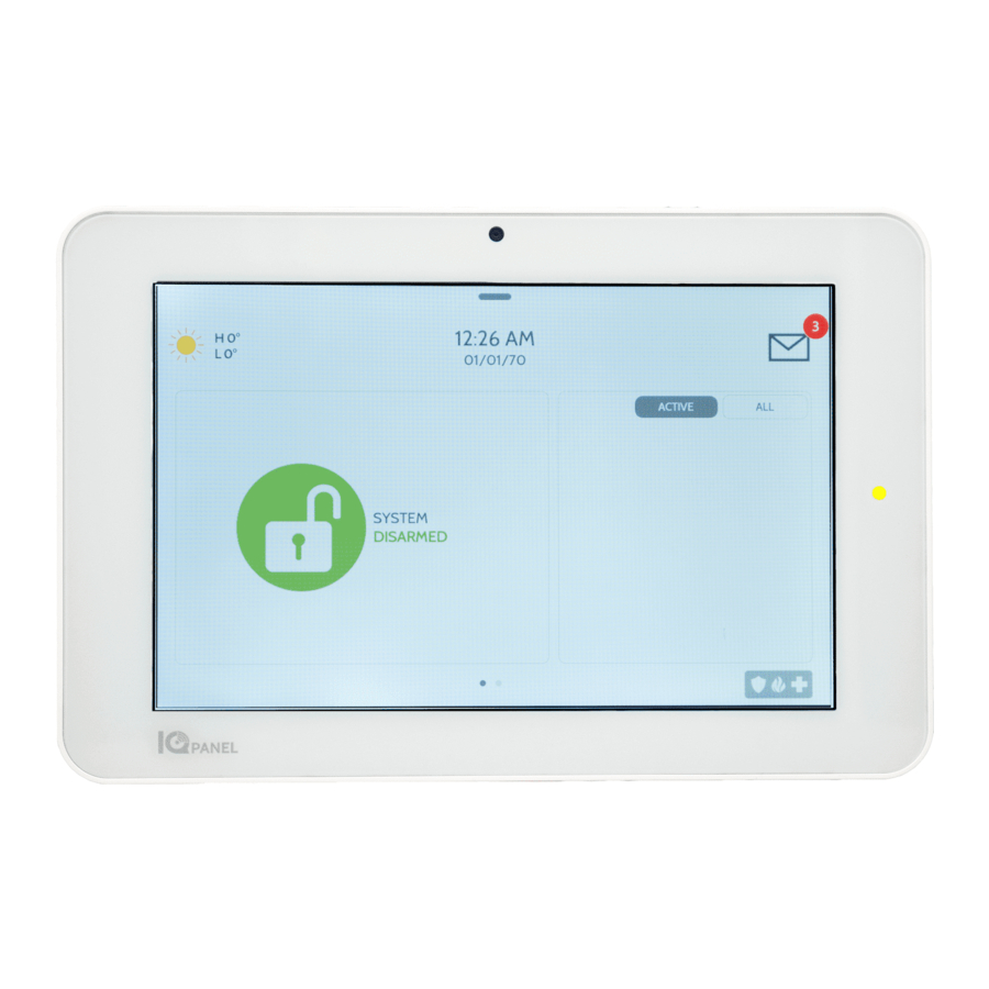 Qolsysys IQ PANEL Home Security System Manuals