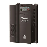 Veikong VFD700-PV-40T00550E Operation Manual