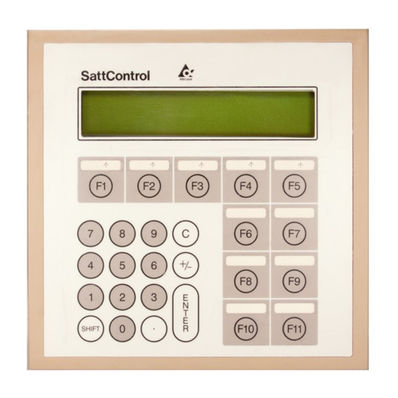 SattControl SattCon 05-25 Manuals