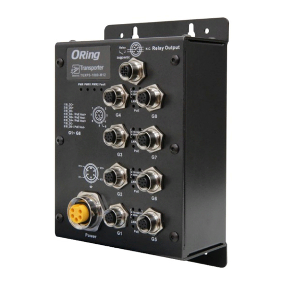 ORiNG TGXPS-1080-M12-24V Series Quick Installation Manual